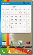 go launcher ex calendar
