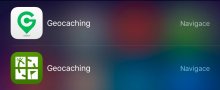 Obě Geocaching aplikace iOS